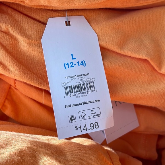 NWT Tiered Knit Dress for Women from Time and Tru - Picture 7 of 8